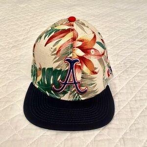 Acapulco o Gold Rare Floral Cap, Adjustable 
AG Logo on side Black Visor